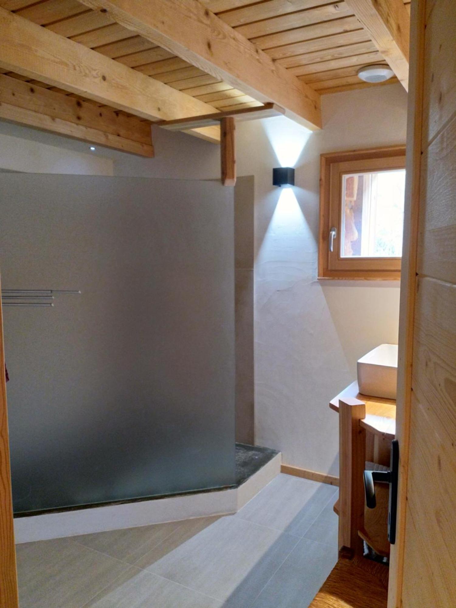 Ferienwohnung Le Grenier Du Roux Abriès Exterior foto